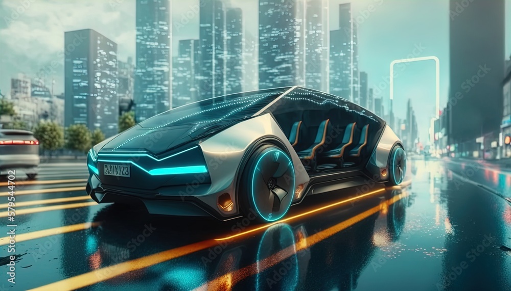 Autonomous driving in the Future of urban car mobility, AI car ...