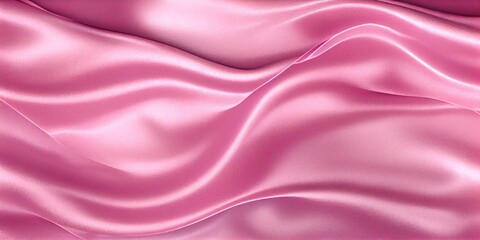 texture of silk fabric. pink silk satin background. beautiful soft folds on the smooth surface of th
