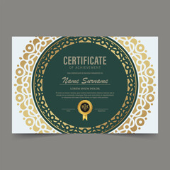 Wall Mural - Achievement certificate best award diploma
