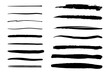 © Asyam Design - Vector set of hand drawn underline.