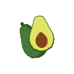 Wall Mural - avocado icon