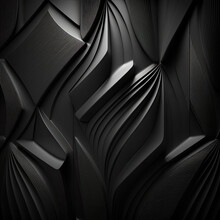 Abstract Background Black Color. Generative AI