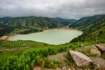 Wall Mural - lake in the mountains