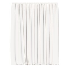 curtain isolated on white background, 3D illustration, cg render
