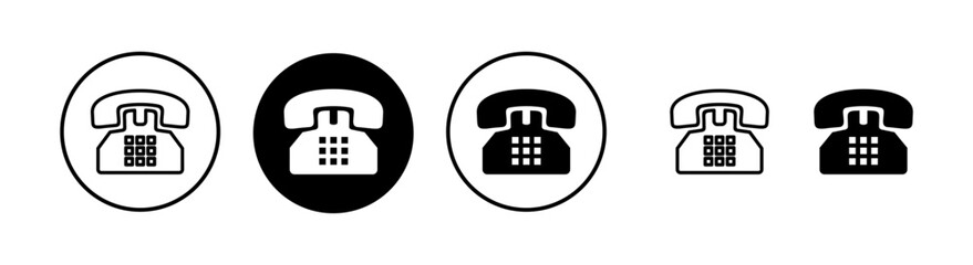 Fototapete - Telephone icon vector illustration. phone sign and symbol