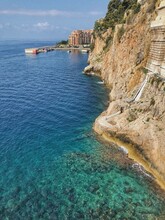 Transparent, Blue Sea In Monaco