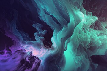Poster - Space background with realistic nebula and shining stars. Colorful cosmos with stardust and milky way. Generative AI