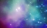 Fototapeta Kosmos - galaxy inspired wallpaper, background, stars, made with generative ai