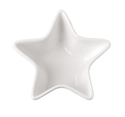 Wall Mural - Empty star shape ceramics plate