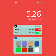 Fototapete - iphone notification boxes template. smartphone warning or message interface. vector illustration. an