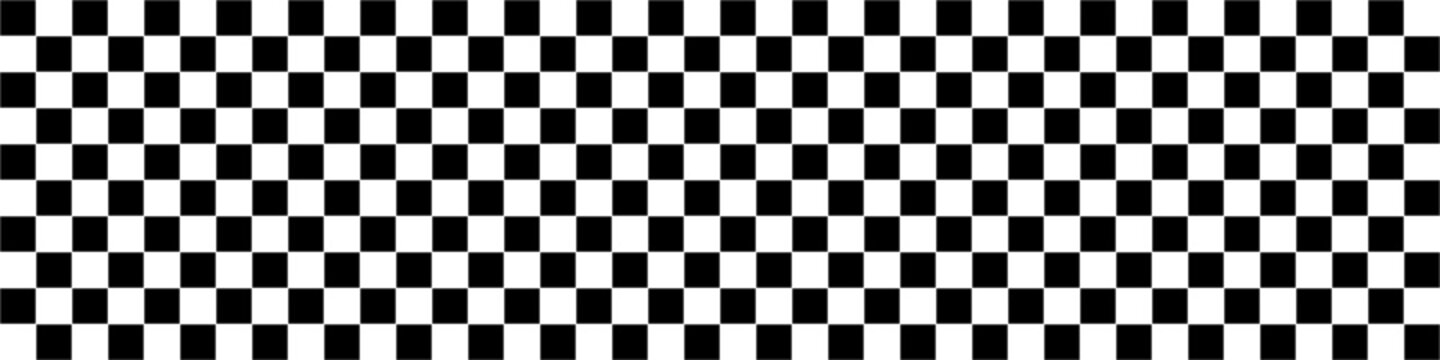 black and white finish line. checkered flag vector icon. chess pattern.