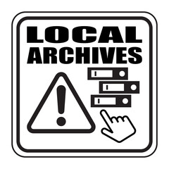 Sticker - Logo local archives.