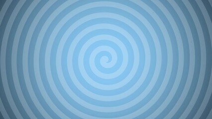 Poster - Light blue spiral spinning on blue background. 4k abstract background animation ready to loop