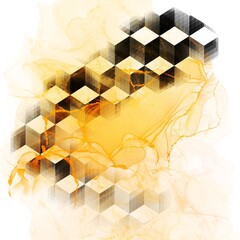 Wall Mural - abstract wallpaper for book cover or brochure, contemporary art on the white canvas, modern painting