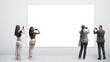 © stokkete - People taking pictures of a painting