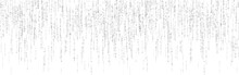 Binary Code On White Background. Abstract Matrix Stream. Running Numbers Template For Website Or Poster. Futuristic Data Visualization. Modern Coding Concept. Vector Illustration