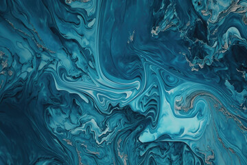  Marbling. Marble texture. Paint splash. Colorful fluid. Abstract colored background. Highly-textured oil paint.Generative AI