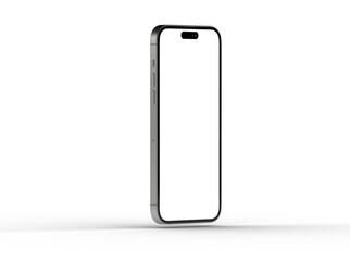 Poster - Modern glass smartphone hanging over the table