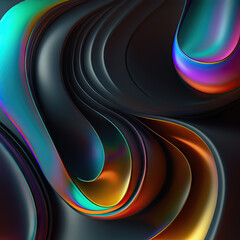 Sticker - Abstract 3D Background