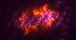 3D rendering abstract colorful fractal light background