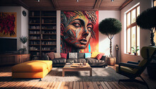A Creative Living Room For Artistic Souls, Generative AI