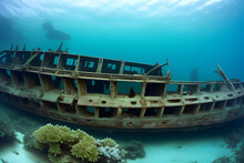 Japanese Teshio Maru Standard 1 V Freighter Wreck From WWII, Palau, Micronesia, Western Pacific