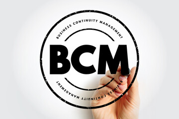 Poster - bcm business continuity management - framework for identifying an organization's risk of exposure to