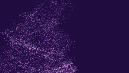 Poster - Particle tornado, motion Background. Abstract background with connecting dots. Vortex. Whirlpool bright of mixed particles of, flying on dark background. 3D rendering. Vector illustration