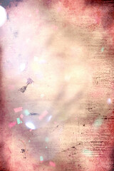 Aufkleber - Vintage style sweet pastel color tone background. Retro style old fashion colors.