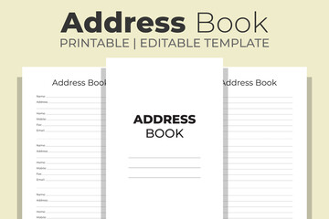 Wall Mural - Address Book