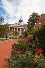 Wall Mural - Maryland state capitol building in Annapolis, Maryland.