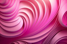 Gradient Pink Swirl Background. Illustration AI Generative