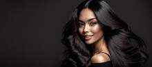 Beauty Black  Hair Women For Hair Care Product , Generative Ai