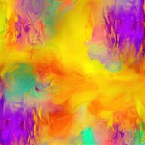 Fototapeta Tęcza - Abstract oil paint texture on canvas. Colorful paint background. ai generative