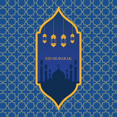 Wall Mural - background Eid al-Fitr, eid mubarak. Suitable to place on content with that theme