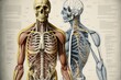 © Tixel - Male and female body in an anatomic, muscular illustration