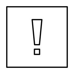 Poster - warning, energy icon. simple line, outline electro power icons for ui and ux, website or mobile appl
