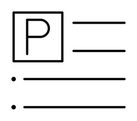 Poster - align, format, left, text icon. Element of text and sign for mobile concept and web apps icon. Thin line icon for website design and development on white background welcome background