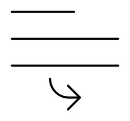 Poster - align, bottom, format, right icon. Element of text and sign for mobile concept and web apps icon. Thin line icon for website design and development on white background welcome background
