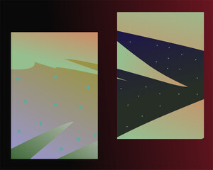 Fototapete - abstract background design with colorful concept for design banner, template design, web or internet advertising, social media post, wallpaper.