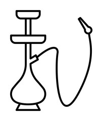 Poster - Pills, tablet, addictions icon. Simple line, outline elements of addictive human for ui and ux, website or mobile application on white background