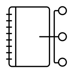 Poster - Curriculum education structure icon. Simple line, outline of e-learning system icons for ui and ux, website or mobile application on white background