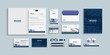 Corporate identity template, business stationery set.eps
