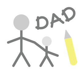 Poster - Drawing, sketch, son icon. Simple color elements of cultural activities icons for ui and ux, website or mobile application on white background
