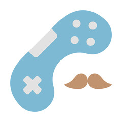 Fototapete - Joystick icon. Simple color elements of cultural activities icons for ui and ux, website or mobile application on white background