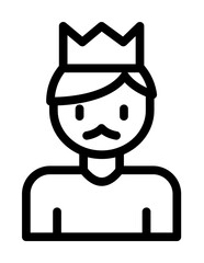 Fototapete - Dad, father icon. Simple line, outline elements of cultural activities icons for ui and ux, website or mobile application on white background