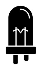 Poster - Light, led, lamp icon. Simple lightening icons for ui and ux, website or mobile application on white background