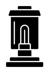 Poster - Light, lamp icon. Simple lightening icons for ui and ux, website or mobile application on white background