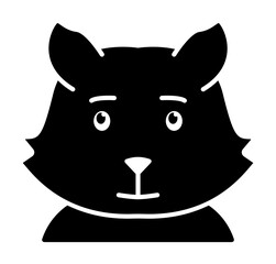Poster - Cat, animal icon. Simple elements of animals store icons for ui and ux, website or mobile application on white background