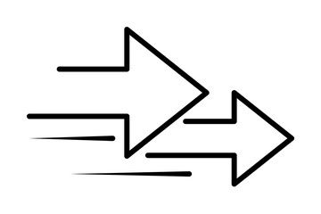Poster - speed option icon. Element of speed for mobile concept and web apps illustration. Thin line icon for website design and development, app development. Premium icon on white background